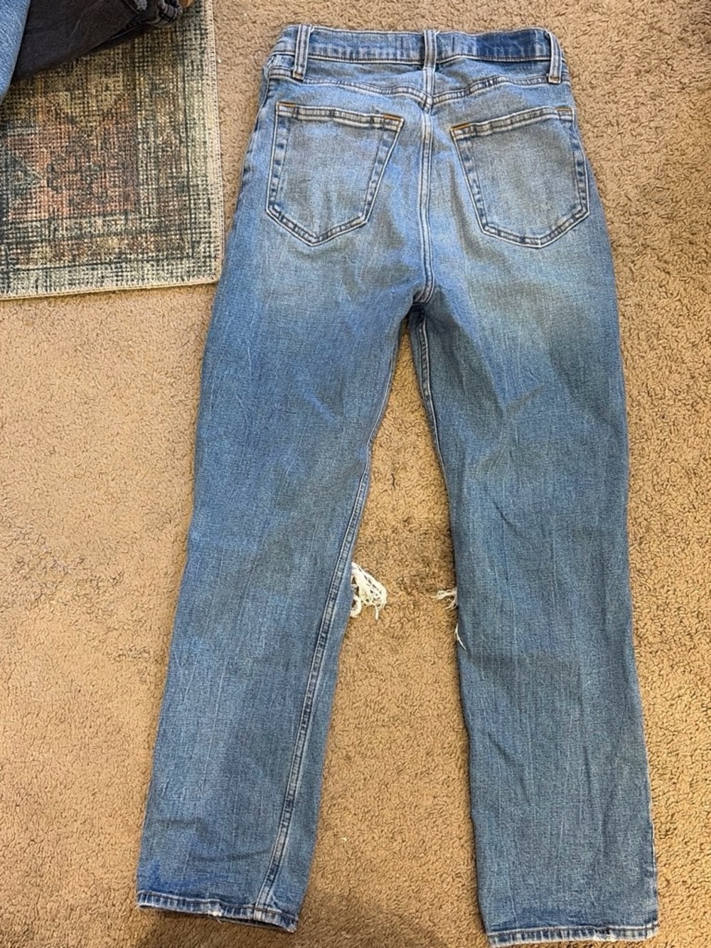 Abercrombie & Fitch Light Blue Straight Leg Jeans